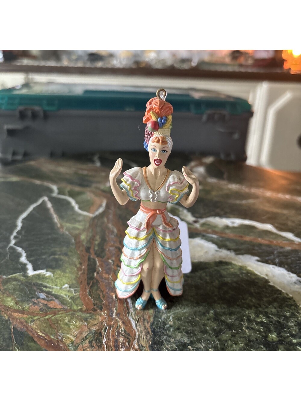 Vintage Carlton Cards I Love Lucy 1999 Holiday Ole Ornament